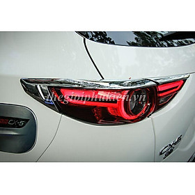 Bộ ốp trang trí viền đèn xe Mazda CX5, CX-5 2018-2020