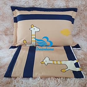 Mua Vỏ Gối Nằm Cotton 100% Loại Đẹp Có Lót Bông ELLISHA  1 Đôi - size 45x65 cm
