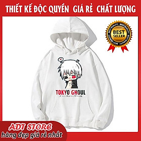 HOT Mẫu áo Hoodie Tokyo Ghoul Kaneki Ken áo chất đẹp 2 màu trắng đen bán chạy