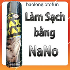 Bình xịt đánh bóng Wax Max 500ml làm sạch nội thất ô tô,Chai xịt bóng vệ sinh đa năng đồ da loại 1