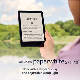 Hình ảnh Máy đọc sách All new Paperwhite Gen 5 (11th) màn hình 6.8 inch có đèn vàng warmlight