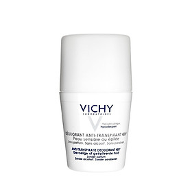 Vichy Déodotant Anti-Transpirant 48H For Sensitive Skin - Lăn Khử Mùi Cho Da Siêu Nhạy Cảm