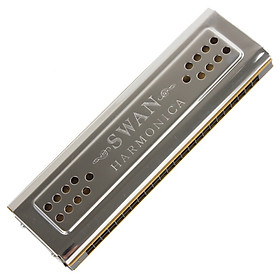 Kèn Harmonica Tremolo Swan Double Side 2 in 1 Hai Tone Kèn Trong Một Cây Key C G 