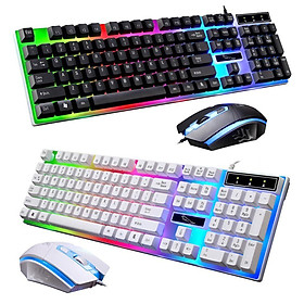 Mua Bộ Bàn phím và chuột G21B chuyên game led 7 màu Hot 2021 Trắng Đen