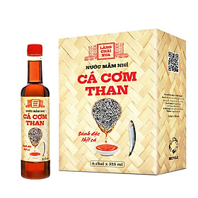 Đặc Sản Phan Thiết - Nước Mắm Nhỉ Cá Cơm Than Làng Chài Xưa 525Ml (01 Chai) Sánh Đặc Thịt Cá 300 Năm Truyền Thống