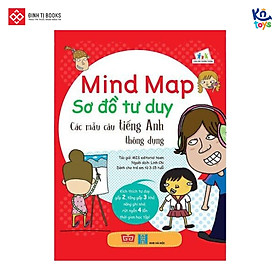 Hình ảnh Sách Mind Map - Sơ Đồ Tư Duy – Từ Vựng Tiếng Anh Thông Dụng - Các Mẫu Câu Tiếng Anh Thông Dụng - Đinh Tị Books