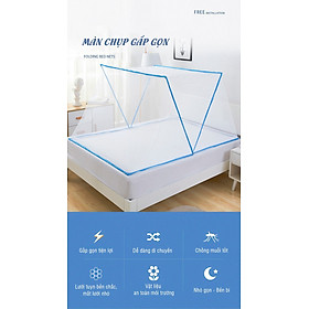 Mùng Màn Xếp Gọn Thông Minh, Tiện Ich ( 100cm x 200cm )