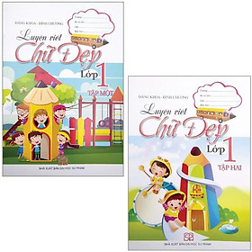 Combo Sách Luyện Viết Chữ Đẹp Lớp 1 - Tập 1 + 2 (Bộ 2 Tập)