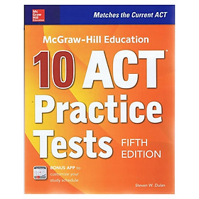 Hình ảnh sách Mcgraw-Hill Education: 10 Act Practice Tests, Fifth Edition