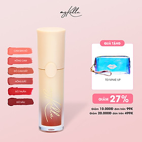 Son Kem Lì myKella Thuần Chay, Mịn Mượt, Dưỡng Môi Chống Thâm - KISSABLE MATTE LIP CREAM 5ml