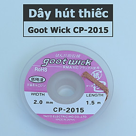Dây đồng hút thiếc hàn chì hàn Goot Wick CP-2015