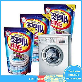 Combo 3 Gói Tẩy Lồng Máy Giặt Vệ Sinh Máy Giặt Hàn Quốc Siêu Sạch, Gói 450G - Vệ Sinh Lồng Giặt, Khử Mùi Hôi Gd011 - Vận Chuyển Miễn Phí Toàn Quốc