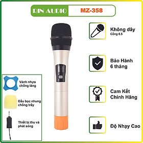 Mua Micro không dây Zenbos MZ-358 cao cấp Karaoke (Hàng Chính Hãng)