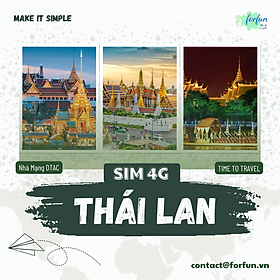 Sim 4G du lịch Thái Lan [Giá rẻ - Hỗ trợ 24/7