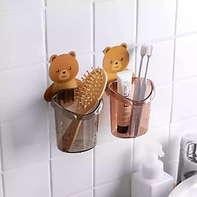 Mua (Giá sale) Cốc gấu dán tường tiện ích