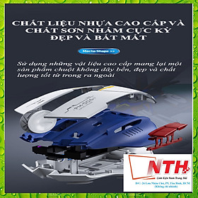 Mua Chuột không dây INPHIC M6P ROBOT kết nối bằng chip USB 2.4GHz thiết kế cực ngầu có đèn led báo hiệu dung lượng pin