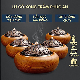 Mua Lư gỗ xông trầm nụ- Trầm hương Phúc an