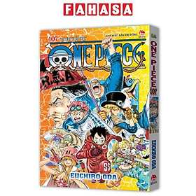 Sách - One Piece - Tập 107 - “Anh Hùng Huyền Thoại” - Bản Bìa Gập