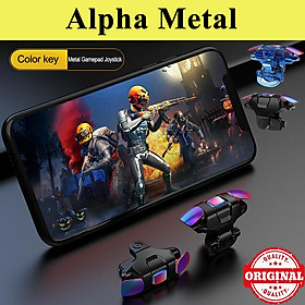 Mua Bộ 2 nút bấm chơi game Pubg Mobile Alpha Metal hỗ trợ chơi game trên điện thoại