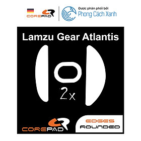 Feet chuột PTFE Corepad Skatez Lamzu Atlantis OG V1 - 2 Bộ - Hàng Chính Hãng