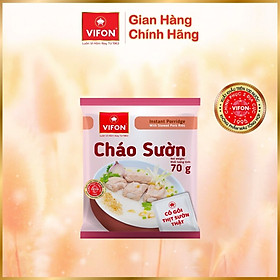 Thùng 50 Cháo Sườn VIFON có Gói Thịt Thật 27gr  (70g / Gói)