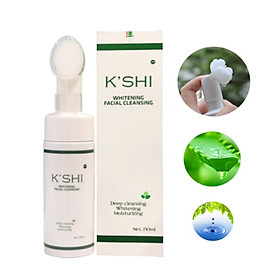 Sữa Rửa Mặt K'shi Chứa Đầu Cọ Massage Tạo Bọt, Giúp Sạch Sâu Bụi Bẩn Bã Nhờn , Ngừa Mụn, Dưỡng ẩm Và Làm Trắng Da