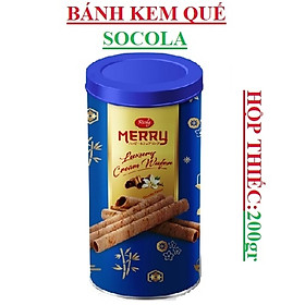 Bánh quế nhân kem vị socola Merry Richy 200g