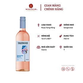 Rượu Vang Hồng Tavernello Sangiovese Rosato - Nhập Khẩu Chính Hãng