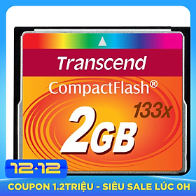 Thẻ Nhớ Transcend CF 133X 2GB - Hàng chính hãng