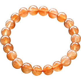 Vòng Thạch Anh Tóc Đỏ Myanmar 11mm Ngọc Quý Gemstones VT120