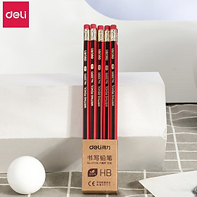  Bút chì lục giác Deli - bút chì gỗ - loại 2B/HB - 10 chiếc/hộp - 33158 / 33159