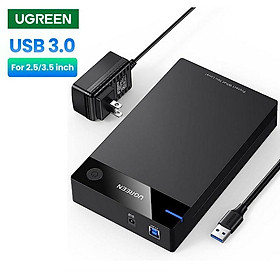 Mua 50422 Hộp Box đựng ổ Cứng 3.5  | Kèm Nguồn  Dây Sata Rời | Hộp đựng ổ Cứng Ngoài SSD/HDD