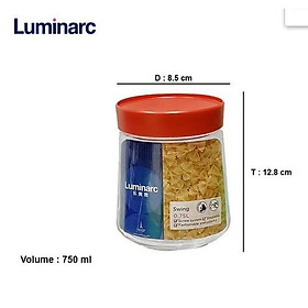 Mua Hũ thủy tinh Luminarc Swing 500ml   750ml | Thủy tinh Cao cấp   Tùy Chọn Dung Tích