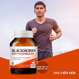 Blackmores bio magnesium giảm chuột rút của cơ bắp và cứng cơ, duy trì sức khỏe tim, xương và hệ thần kinh