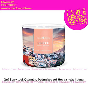Mua Nến thơm Goose Creek GREECE Santorini Sunset bộ WORLD TRAVELER CANDLES