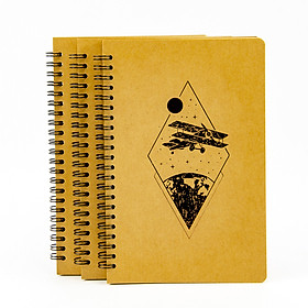 Bộ 3 cuốn sổ Kraft A5 - KRN-A5