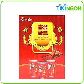 Túi 12 Lon Nước Hồng Sâm DWI Queen Bin Red Ginseng Gold 175ml Lon