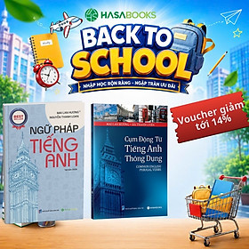 Combo 2 Cuốn Ngữ Pháp Tiếng Anh Và Cụm Động Từ Thông Dụng