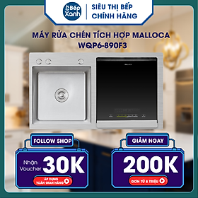 Mua Máy rửa chén tích hợp Malloca WQP6-890F3 - Hàng Chính Hãng