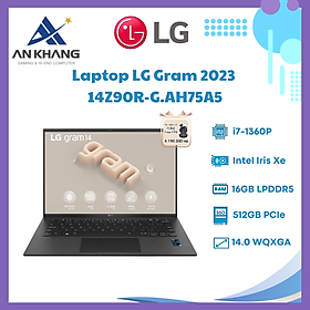 Mua Laptop LG Gram 2023 14Z90R-G.AH75A5 (Core i7-1360P | 16GB | 512GB | Intel Iris Xe | 14 inch WUXGA | Win 11 | Black) - Hàng Chính Hãng - Bảo Hành 12 Tháng