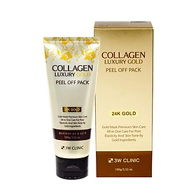 Mặt Nạ Vàng 3W Clinic Collagen Luxury Gold Peel Off Pack 100g