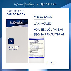 Miếng dán xóa mờ sẹo phì đại Scar FX REJUVASKIN 5x10cm