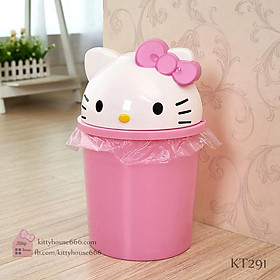 THÙNG RÁC NẮP MÈO KITTY 