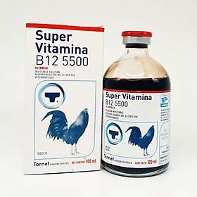 Super Vitamina B12 5500 100ml -Dinh Dưỡng Nuôi Chiến Kê Tăng Bo Cao Cấp