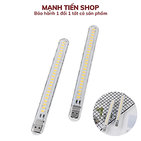 Đèn led usb thanh 8 bóng , 24 bóng siêu sáng cắm cổng USB