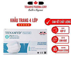 Khẩu Trang Y Tế TENAMYD M4L Face Mask 4 Lớp Ngăn Ngừa Khói Bụi, Ô Nhiễm