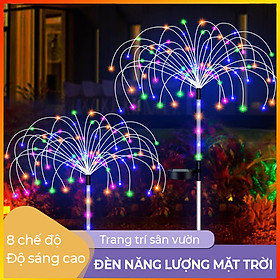Mua Đèn năng lượng mặt trời trang trí sân vườn hình phá.o hoa  ánh sáng lung linh- K1520