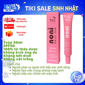 Kem chống nắng Trái nhàu - chống nắng dưỡng da thế hệ mới SPF 50, PA +++ (Adeva Noni) 50 ml mẫu mới nhất