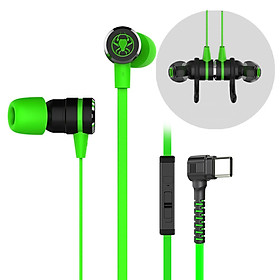 Tai nghe USB Type C Gaming cho điện thoại tương thích với xiaomi, samsung, oppo Plextone G20, Jack cắm chữ L chống gẫy, dây dẹt chống rối dài 1.2m, hỗ trợ chống ồn, nghe nhạc hay, tích hợp mạch lọc âm thanh nghe nhạc hay hơn tai nghe AKG. - Hàng Chính Hãng.