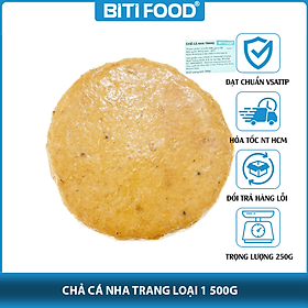 Chả Cá Nha Trang loại 1, 500g/ túi kiểm định ATVSTP, Chả Cá Chiên BiTi FOOD, Giao nhanh HCM